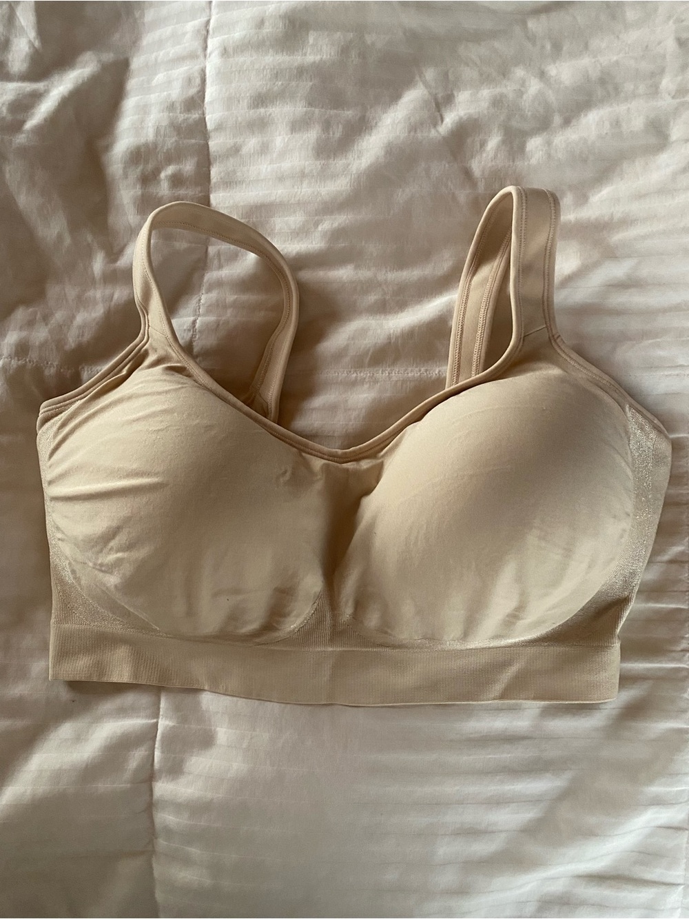 Shapermint Seamless Nude Tone Wireless Bra